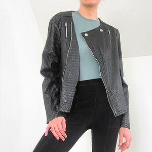 KARL LAGERFELD - FAUX LEATHER JACKET